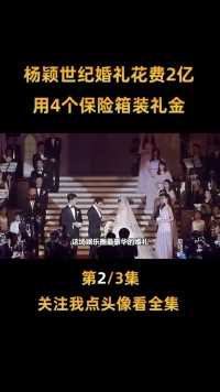 杨颖世纪婚礼：包下上海机场，总花费2亿，用4个保险箱装礼金