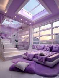 紫色的小卧室，让女儿心动不已#装友齐分享 #好设计看这里 #室内装修