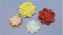 【折纸】一张纸能折出有20枚花瓣的牡丹？