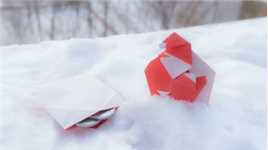 【折纸】折纸红包——圣诞老人形态