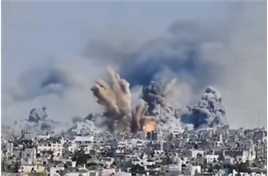 以色列狂轰滥炸无差别的屠杀！