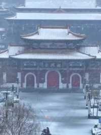 一下雪青州便成了青州府，雪后的龙兴寺美成了诗！    