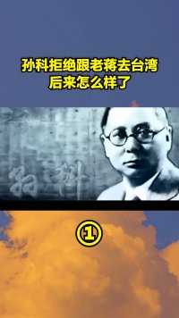  孙中山独子孙科，1949年拒绝跟老蒋去台湾，后来他怎么样了？