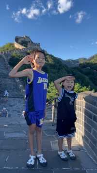 在北京，总要带孩子们爬一次长城吧