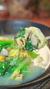 “海虹烩小白菜”简单的食材，做出美味的料理！非常下饭的一道菜！#美食