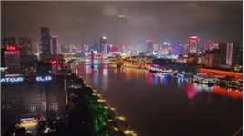 宁波三江口的夜景，繁华的都市我将何去何从。#城市的夜晚 #宁波 #航拍 #地标建筑
