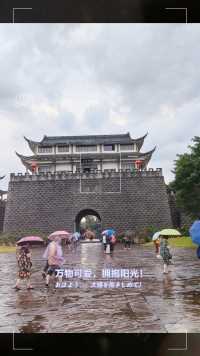 雨中漫步尧坝古镇