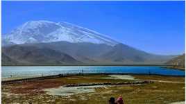 从喀拉库勒湖看慕士塔格峰#慕士塔格峰#喀拉库勒湖#新疆自驾游