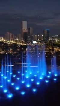 最美夜景，音乐灯光喷泉⛲️