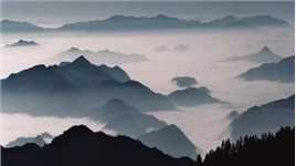 一直以为千里江山图是写意 直到我在九华山天台看到了这样的画面 #九华山 #千里江山图