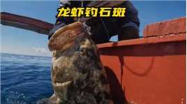 菲律宾渔民用龙虾钓深海巨物，一下午就得3条大石斑鱼！