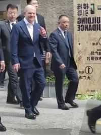偶遇德国总理舒尔茨来访问中国第一站来重庆鹅岭二厂文创园#德国 #重庆