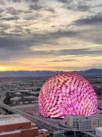 拉斯维加斯巨型蛋绝佳观景位#拉斯维加斯巨型球