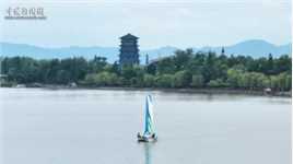 陕西汉中举办帆船展示活动 民众感受“扬帆”魅力