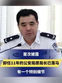 首次披露
卸任11年的公安局原局长
已落马
有一个特别细节
#石新力涉嫌滥用职权案 
#反腐