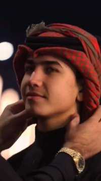 阿拉伯传统文化特色头顶一块布#阿拉伯头巾#服饰搭配#头巾教程