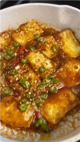 香煎豆腐 #分享家常美食教程