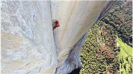 《徒手攀岩》第33集美国小哥挑战916米高的悬崖，他能成功吗？