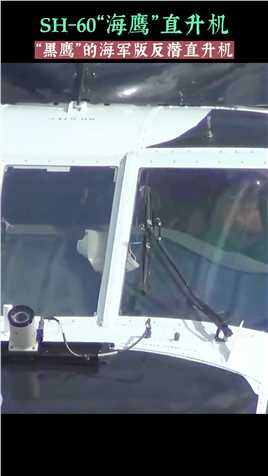 SH-60海鹰直升机：海军版的黑鹰，海上作战利器#军事 