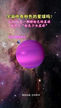 GJ504b是一颗粉色行星？