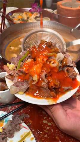 在汕头 五一必吃的潮汕牛肉火锅,牛肉鲜到会跳 !#今天吃什么呀 