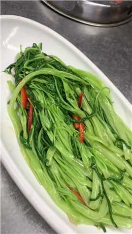 椒丝腐乳炒通菜,下饭又美味青菜的做法。#今天吃什么呀 