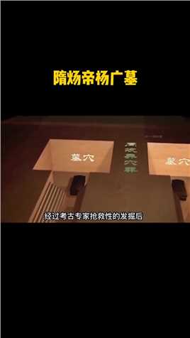 隋炀帝杨广墓，2013年在一个工地上被发现，专家直呼太寒酸了！