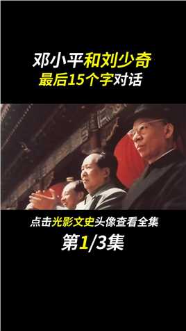 1966年，刘少奇在天安门城楼上，与邓公对话仅有15个字#fyp#人物故事#历史#真实事件 (1)