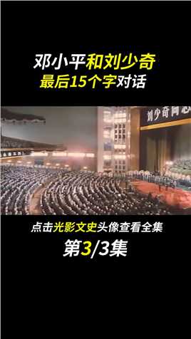 1966年，刘少奇在天安门城楼上，与邓公对话仅有15个字#fyp#人物故事#历史#真实事件 (3)