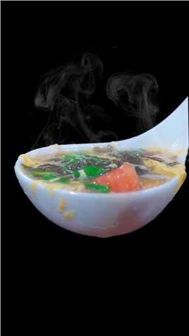 紫菜蛋花汤的家常做法，好喝又美味紫菜蛋花汤紫菜汤冬季暖胃美食天冷了吃点啥