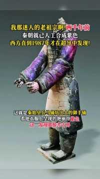 我那迷人的老祖宗啊！两千年前的秦朝就已经人工合成紫色！