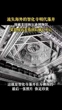 流失海外的国宝：北京智化寺明代藻井！精美绝伦！