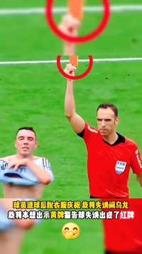 裁判表示“撤回”一张红牌 #足球#欧洲杯