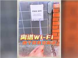. 现在的Wi-Fi 密码，主打的就是一个离谱