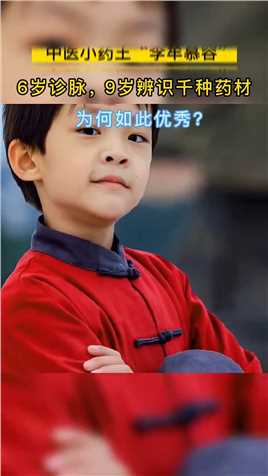 中医小药王“李牟慕容”，6岁诊脉，9岁辨识千种药材，为何如此优秀