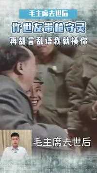 毛主席去世后，许世友做2件事无人敢拦：再胡言乱语我就揍你