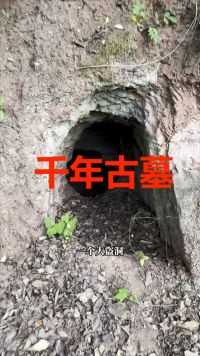 重庆大山发现2000年的古墓！一个大盗洞，可惜被盗了