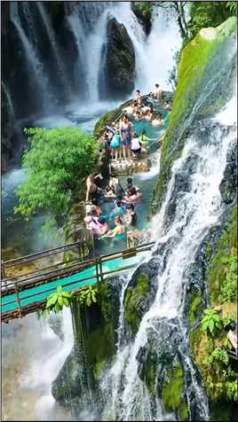 世界上最大的温泉瀑布——螺髻九十九里瀑布，一处与世隔绝的天然宝藏温泉瀑布，美得像人间仙境！