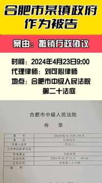 4月23日刘可心律师在合肥中院开庭