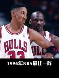 1996年NBA最佳一阵都是什么水平？#皮蓬 #卡尔马龙 #大卫罗宾逊 #迈克尔乔丹 #安芬尼哈达威