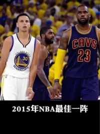 2015年NBA最佳一阵都是什么水平？#詹姆斯 #库里 #哈登 #浓眉哥 #马克加索尔