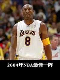 2004年NBA最佳一阵都是什么水平？#加内特 #奥尼尔 #科比 #邓肯 #贾森基德