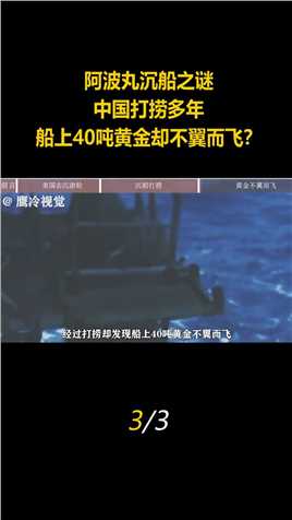 阿波丸沉船之谜：中国打捞多年，船上40吨黄金却不翼而飞？ (3)