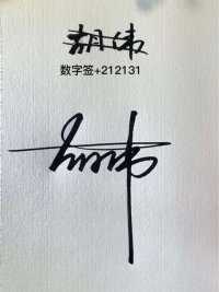 胡伟，数字签+212131，一笔成型的签名好多人都想要，你的名字呢？会是什么数字呢？#签名设计 #艺术签名 #数字签