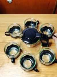 一个茶壶带四个茶杯只要9块9了？#茶具 #茶壶 #泡茶神器 #茶具套装 #玻璃茶具